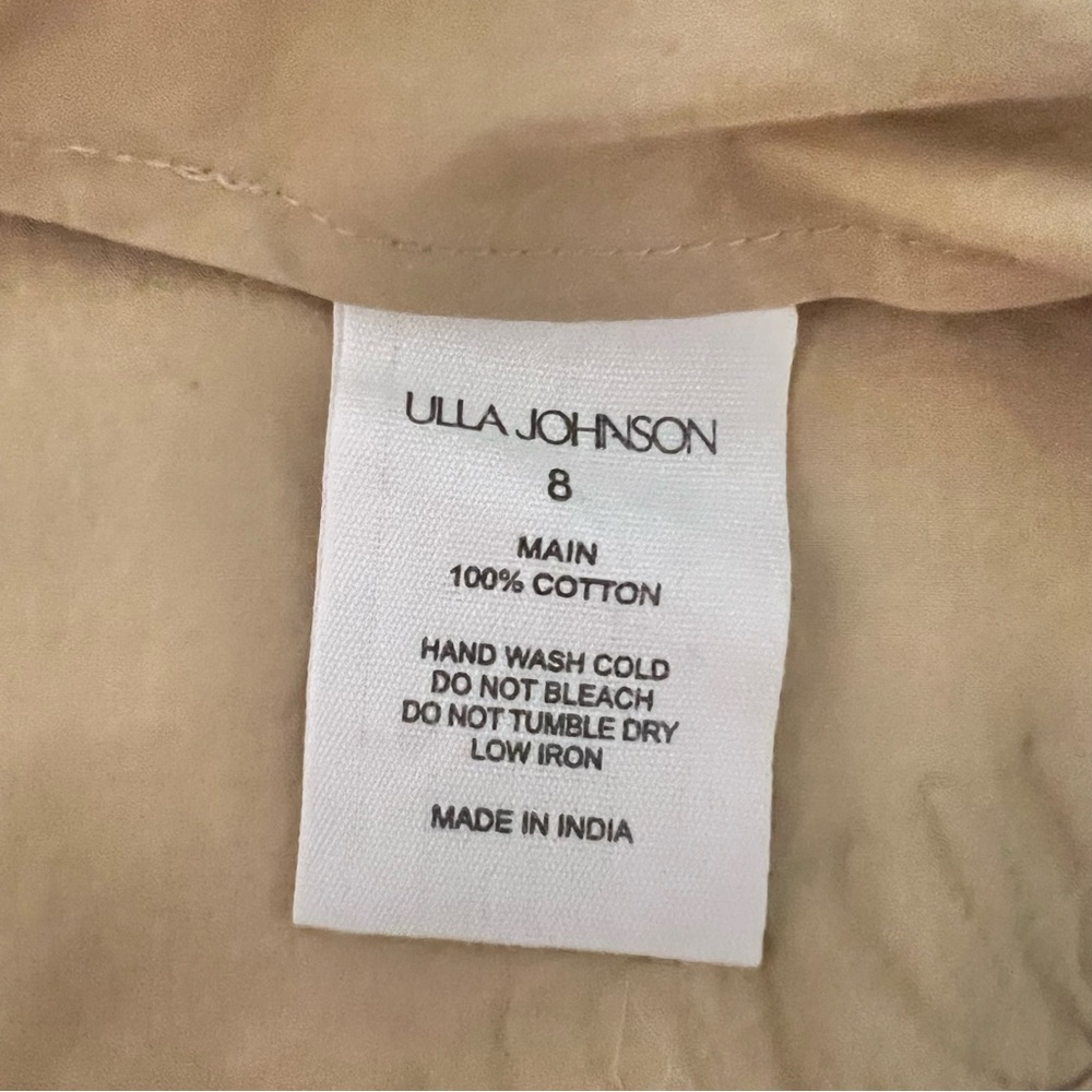 Ulla Johnson Wilda Embroidered Puff-Sleeve Mini Dress - Picture 15 of 16